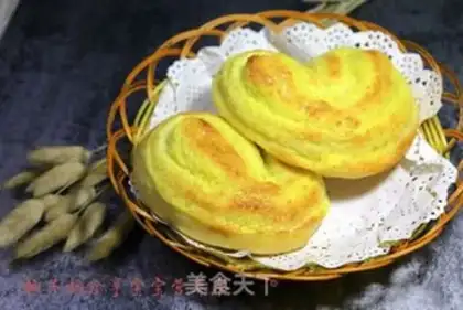 Make Heart-shaped coconut bread step 13