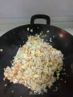 Make Ham eggs for rice step 3