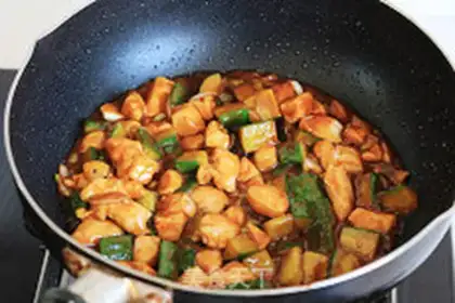 Make Sour chicken and rice step 8