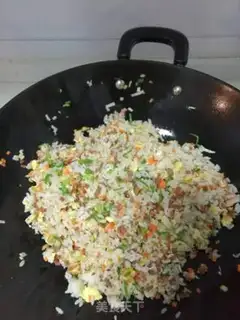 Make Ham eggs for rice step 4