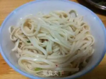 Make Soy noodles step 1