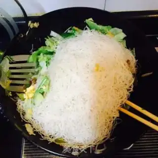 Make The rice line step 9
