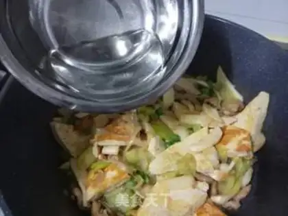 Make Gold onions. Tofu step 14