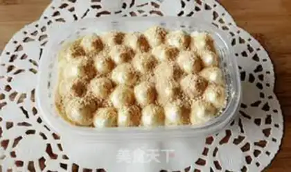 Make Bean box cake step 24