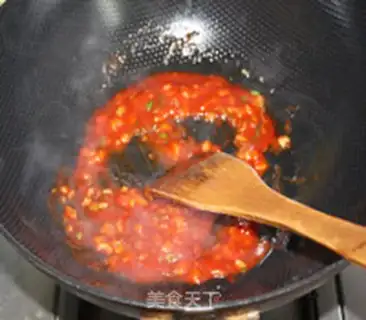 Make Tuna bottom pizza step 7