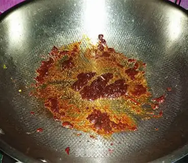 Make Bean petal sauce step 11