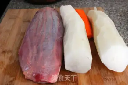 Make radish oxen step 0