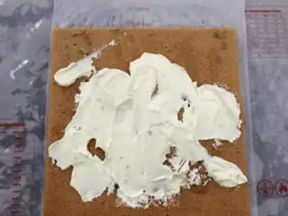 Make Flamingo cake roll step 17