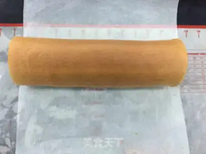 Make Flamingo cake roll step 21