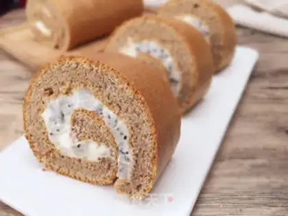 Make Flamingo cake roll step 22