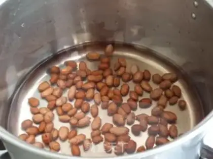 Make The broccoli mixed with peanut rice step 2