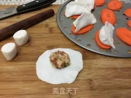 Make Fresh crystal dumplings step 5