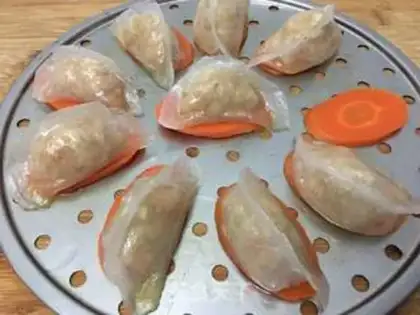 Make Fresh crystal dumplings step 7