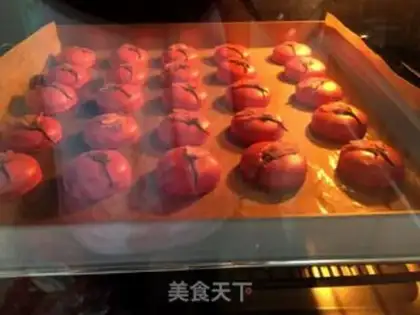 Make French cherry macaron step 10
