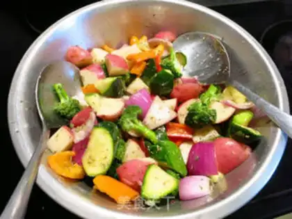 Make Baked vegetables step 1