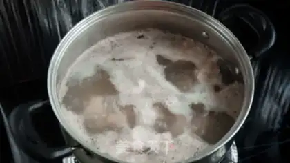 Make Bean sticks burn ribs step 2