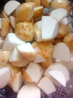 Make Potato chicken step 0