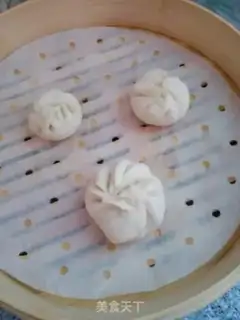 Make Puffy mushroom buns step 11