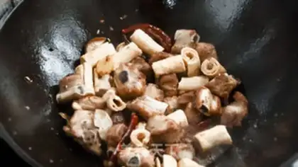 Make Bean sticks burn ribs step 9