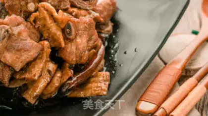 Make Bean sticks burn ribs step 12