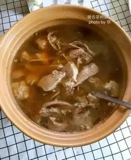 Make Pork tongue tea and mushroom soup step 9