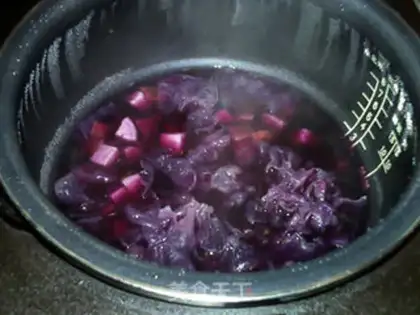 Make Purple potato silver ear soup step 8