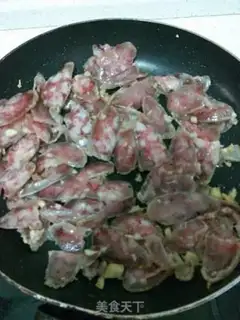 Make Sausage fried Dutch beans step 5