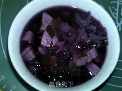 Make Purple potato silver ear soup step 9