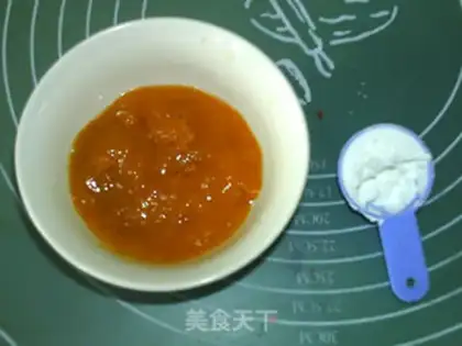 Make Mango hearted lemon marfin step 0