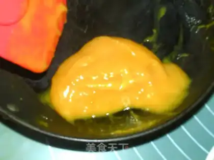 Make Mango hearted lemon marfin step 2