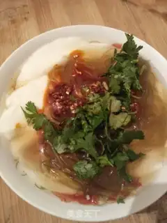 Make Tofu flower practices step 6