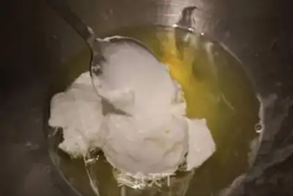 Make Black sesame ricin cake step 0