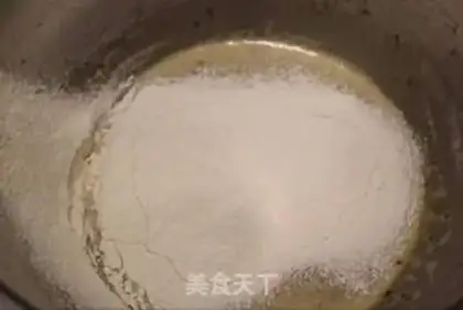 Make Black sesame ricin cake step 5