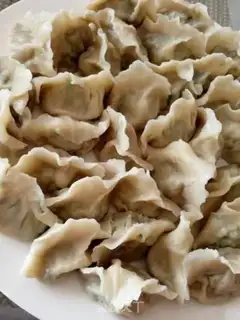 Make The moss pork dumplings step 7