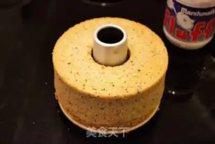 Make Black sesame ricin cake step 12