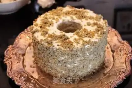 Make Black sesame ricin cake step 18
