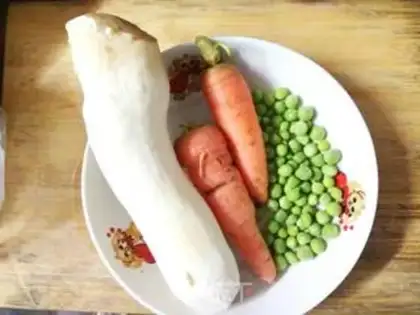Make Pumpkin peas step 0