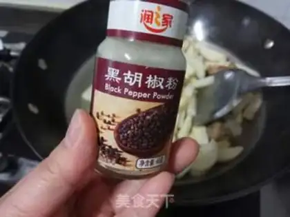 Make radish almonds, mushroom ribs step 9