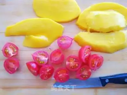 Make Cream-cream-fruit chicken salad step 3