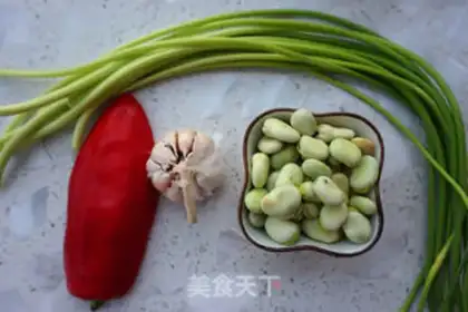 Make Garlic fried beans step 0