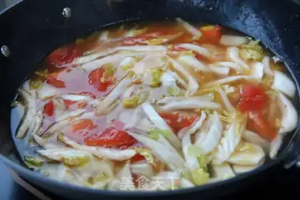 Make Tomato tofu soup step 5