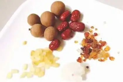 Make Peach-jelly succulent rice step 0
