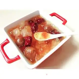 Make Peach-jelly succulent rice step 4