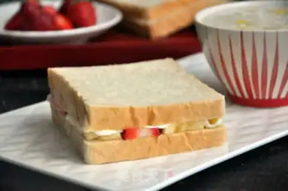 Make Fruit sandwich step 13