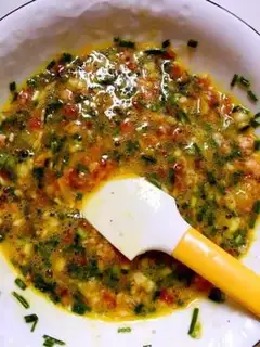 Make Wild onion meatloaf step 4