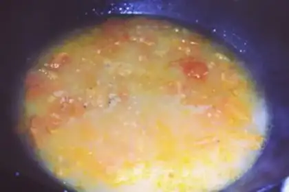 Make Quinobe green tomato soup step 2