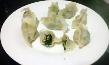 Make Blondie egg dumplings step 22
