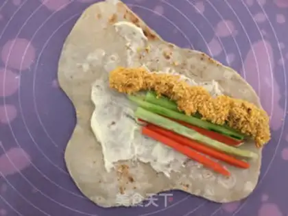 Make Chicken roll step 12