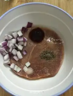 Make Fried steak step 1