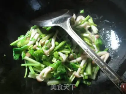 Make Crab mushrooms and celery step 3